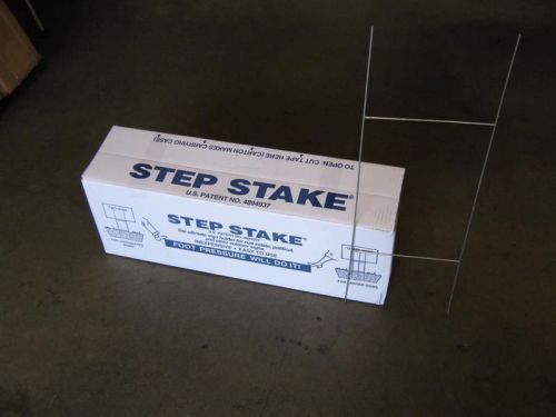 50 -10&#034;x30&#034; &#034;H&#034; Wire Step Stakes - Yard Sign Wire Stands