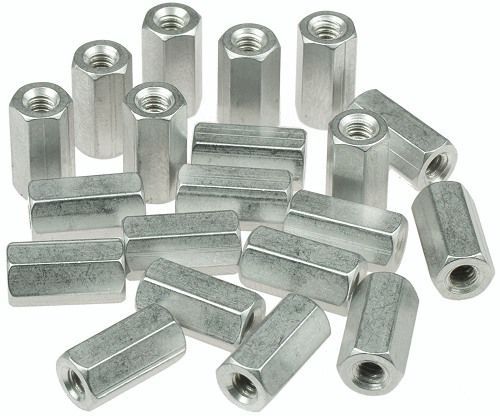 50pcs Keystone 2210 Hex Aluminum Standoff/Spacer 1/4&#034; x 1/2&#034; 6-32 Threads (#312)