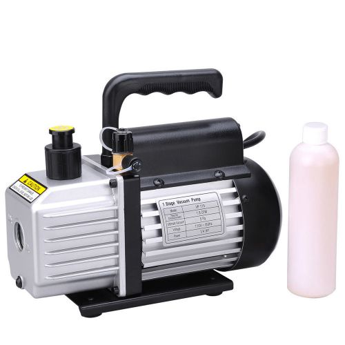 Black 1.8 cfm 1-stage ac refrigerant air conditioner vacuum pump high efficiency for sale