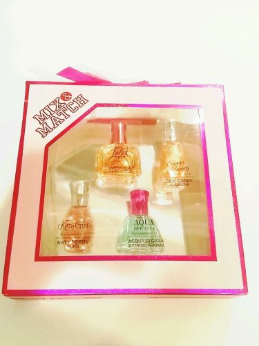 Mix and Match  favorite name brand perfumes, mini eau de parfum selection