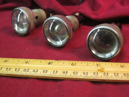 Dialco dialight 1 1/2&#034; bulls eye glass lens panel mount indicator/pilot  light for sale