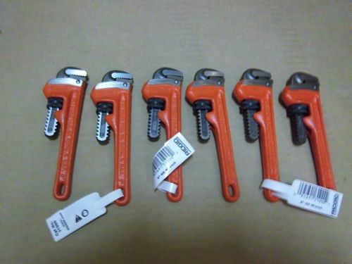 Ridgid 6&#034; pipe wrenches model no. 6 cat no. 31000 full case of 6pc new in box for sale