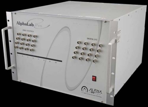 Alpha Omega AlphaLab Pro 7U Laboratory Lab Digital/Analog Input Modular Chassis