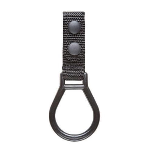 Bianchi model 7409k flashlight ring belt keeper, plain finish, black for sale