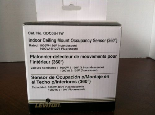 Leviton Ceiling Mount Occupancy SENSOR ODCOS-I1W New in Box