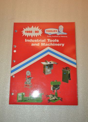 Toolex industrial tools &amp; machinery catalog (1988-90) (jrw #036) for sale
