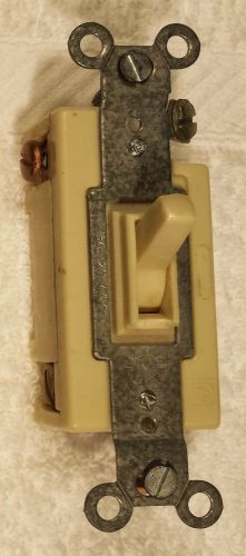 Electrical Wall Switch, Ivory/Beige
