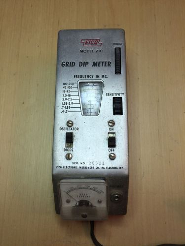 Eico Grid Dip Meter Model 710 Vintage