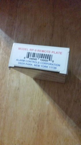 New alarm control corp. rp-9 remote plate for sale