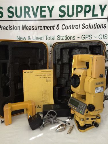 2&#034; topcon gts-311 total station for surveying - cal&#039;d wnty free ship!! 312 313 for sale