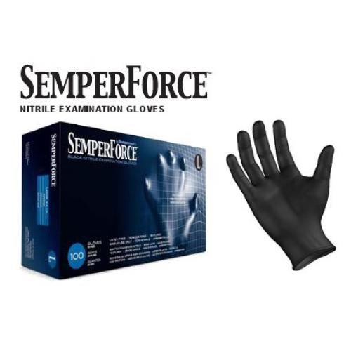 1000 black nitrile gloves (10 box of 100) small medium large XL XXL powder free