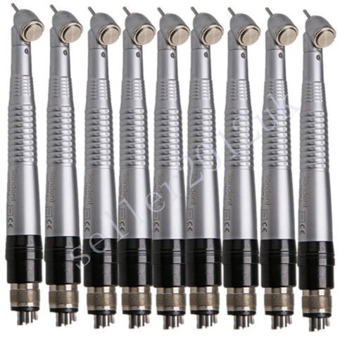 10 Dental High Speed Handpiece 45 Degree Push NSK Style W/ Quick Coupler 4H