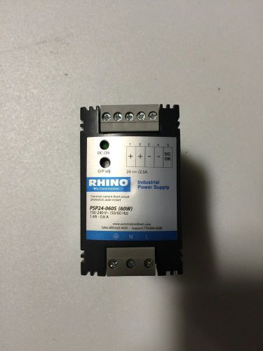 Rhino industrial power suplply psp24-060s (60w) for sale