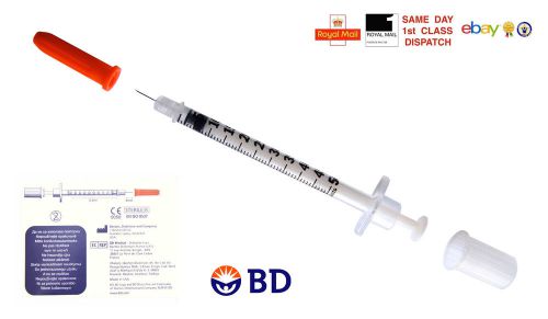1 50 100 bd micro-fine plus insulin syringes 30g 0.5ml 0.30x8 mm fast cheapest for sale