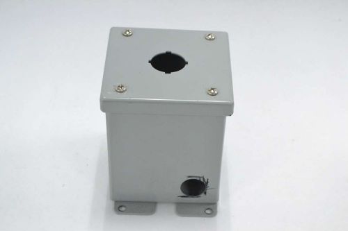HAMMOND 1437A PUSHBUTTON STEEL 4X4X4-3/4IN ELECTRICAL ENCLOSURE B355608