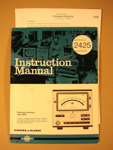 User and Service Manual for the Bruel &amp; Kjaer Model 2425 RMS Meter