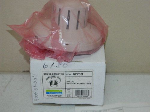 New edwards 6270b 24v dc photoelectric smoke detector for sale