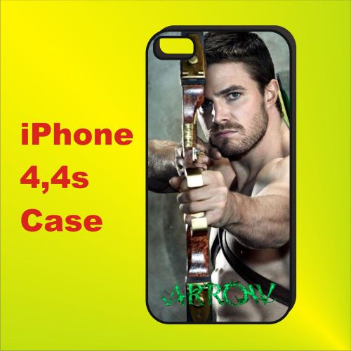 Green Arrow New Custom Black Cover iPhone 4 4s Case