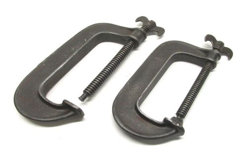 Usa! sargent 4&#034; &amp; 5&#034; steel c-clamps for sale
