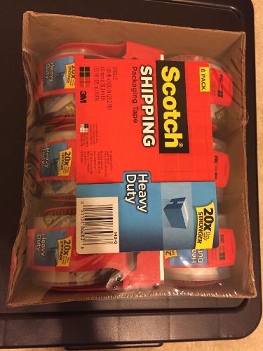 Scotch Heavy Duty Packaging Packing Tape 2 Inches x 800 Inches 6 Rolls Fast Ship
