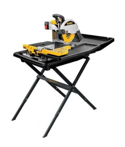 DEWALT D24000S Heavy-Duty 10-inch Wet Tile Saw with Stand