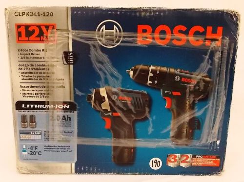 BOSCH 12-Volt Lithium-Ion Combo Kit 2-Tool with (2)  Battery power tool