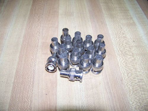 Lot of (16) BNC 75? Terminations (unknown manufacturer)