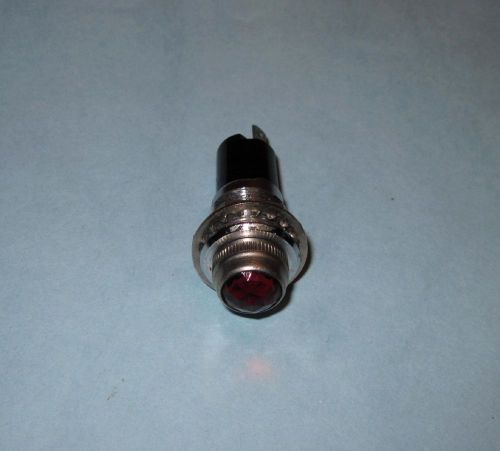 Vintage Dialco 75W 125V Red Jeweled Indicator Light Never Used