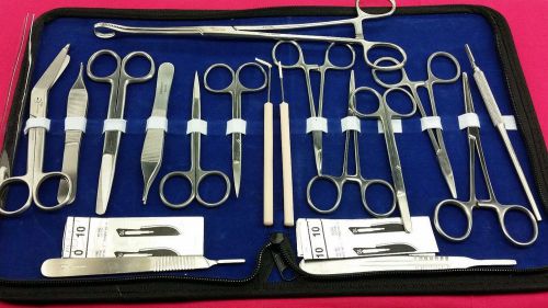 87 PC O.R GRADE MINOR SURGERY SURGICAL VETERINARY  INSTRUMENTS KIT-A+ QUALITY
