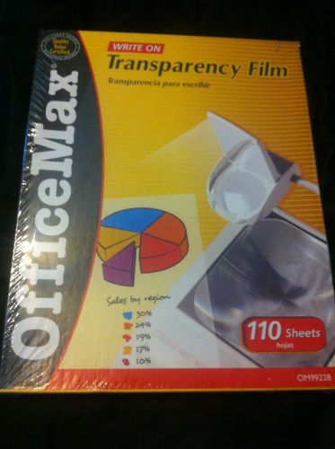 Write On Transparency Film 110 Sheets