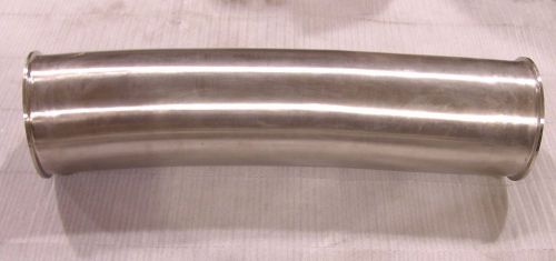 Sanitary stainless ell elbow spool tubing fitting 8&#034; x 32&#034;