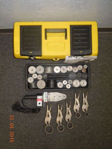 Pipefuser socket fusion welder tool kit tk-200 lots of extras mcelroy central for sale