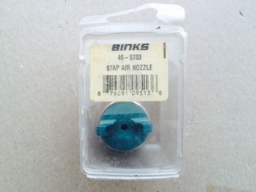 Binks 46-9703 (97ap) air nozzle, wide fan, new.  free shipping! for sale