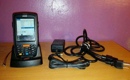 # Janam Wireless Handheld Barcode Scanner XP30W-1NCLB00 W/ Charging Base