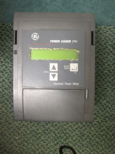 GE  Power Leader Electronic Power Monitor  PLE3PNLBG  120V  10A  Used