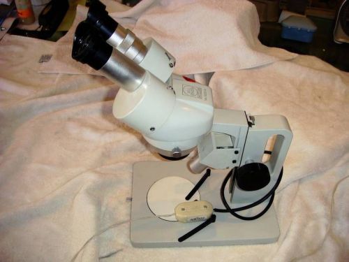 Used wetzlar will strubin stereo microscope table mountable w/collimator light for sale