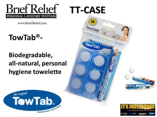 Brief Relied TT-CASE, TowTab Biodegradable Towel Tablet Kit