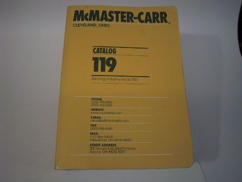 McMASTER-CARR INDUSTRIAL SUPPLY CATALOG #119