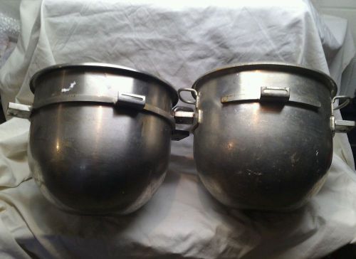 2 20 qt MIxing Bowls For a 20 QT Hobart Mixer