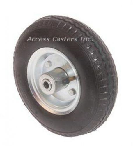 10ppn13 10&#034; pneumatic wheel, 1/2&#034; ball bearing, 350 lb capacity, 1/4&#034; hub length for sale