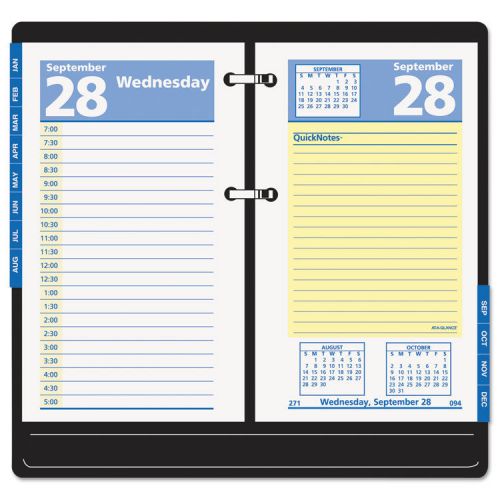 QuickNotes Recycled Desk Calendar Refill, 3 1/2&#034; x 6&#034;, 2015