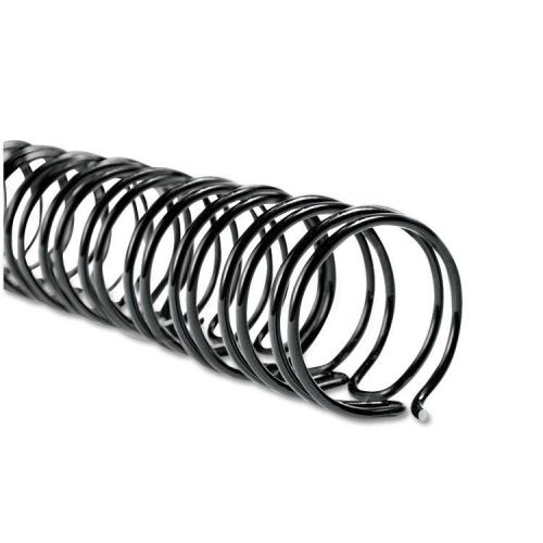 Wirebind spines, 3/8&#034; diameter, 75 sheet capacity, black, 100/box for sale