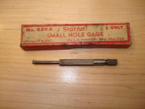 Vintage STARRETT # 829 A small I.D. bore gauge with box