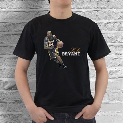 New Kobe Bryan Los Angeles NBA Lakers 24 Mens Black T-Shirt Size S, M, L - 3XL