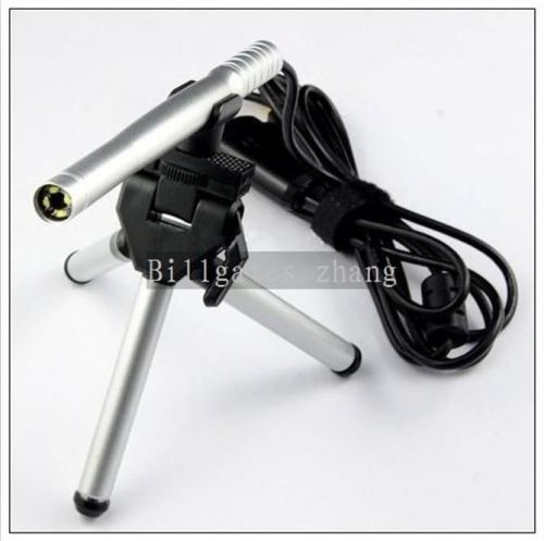 New 4 LED USB Digital Microscope Endoscope Camera With Tripod 200XPortable 5MP