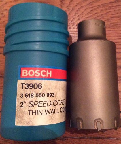 Bosch T3906 2&#034;  Speedcore Thin-Wall Rotary Hammer Core Bit