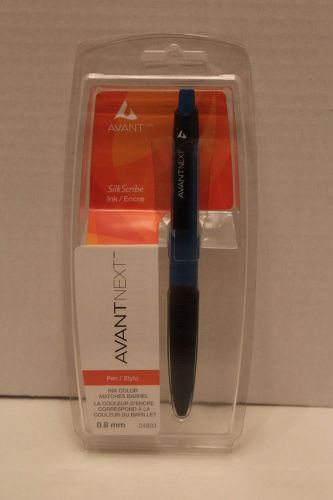 AvantNextTM Blue Pen with SilkScribe Blue Ink, 0.8 mm, Medium point