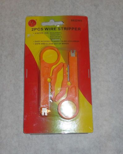 2 piece wire strippers for 4 sizes of wire, 5/64&#034;, 1/8&#034;, 5/32&#034;, 1/5&#034; for sale