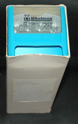 50 Whatman 6777-0402 PVDF Syringe Filter; 0.2µm Pore; 13mm with Tube Tip