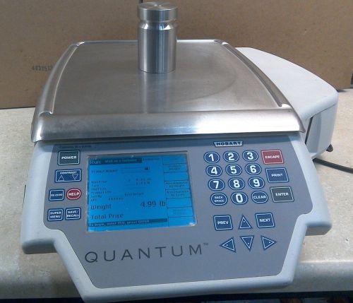 Hobart quantum digital deli printer &amp; scale ml 29032-bj **touchscreen** for sale